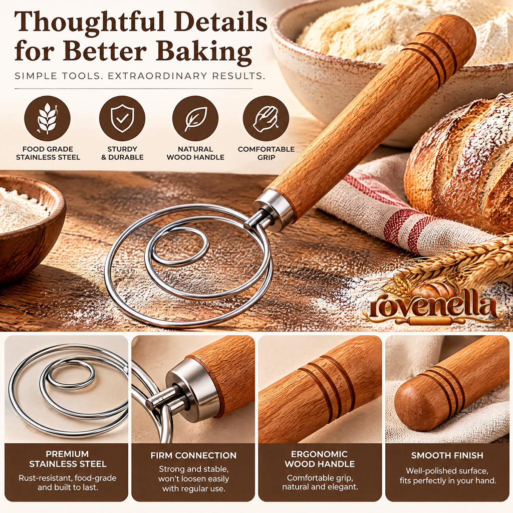 rovenella™ Danish Dough Whisk - detail image 2