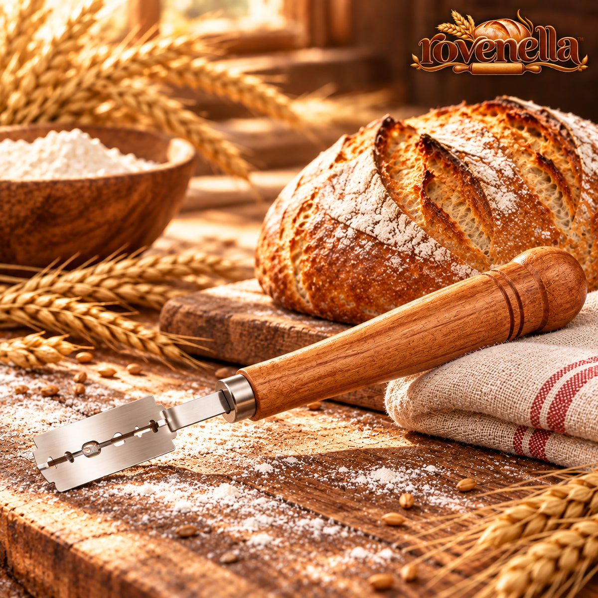 rovenella™ Wood Handle Bread Lame - main image