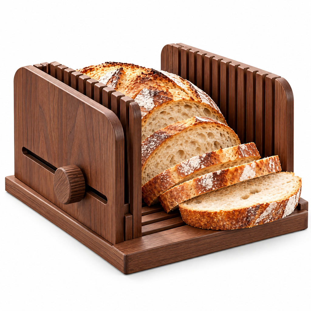 rovenella™ Adjustable Bamboo Bread Slicing Guide - detail image 4