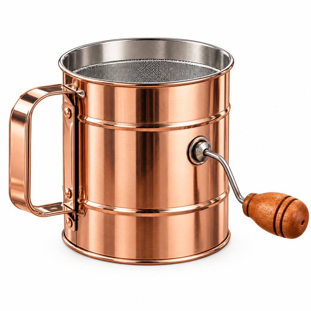 rovenella™ Stainless Steel Hand-Crank Flour Sifter - detail image 3